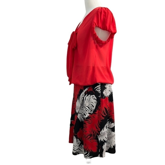 BISOU BISOU A-LINE SKIRT SIZE LARGE *MADE IN THE USA** - Picture 4 of 10